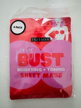 Freeman Perky Bust Boosting Toning Firming Hydrating Sheet Mask 4 Pack
